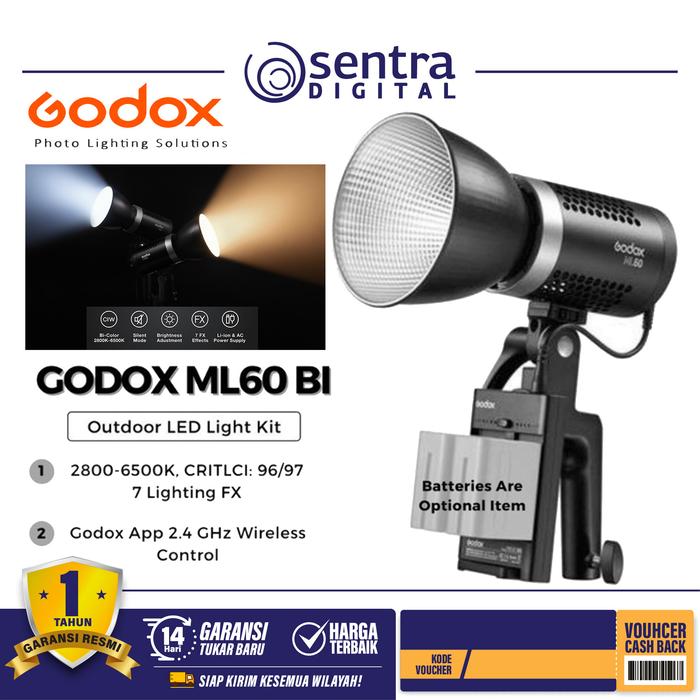 Gambar Godox ML60Bi LED Light Ml-60BI dari Sentra Digital Kota Surabaya Tokopedia