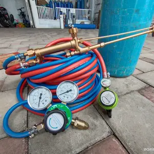 Paket komplit Blender Las potong + 3 mata las + Regulator + Selang