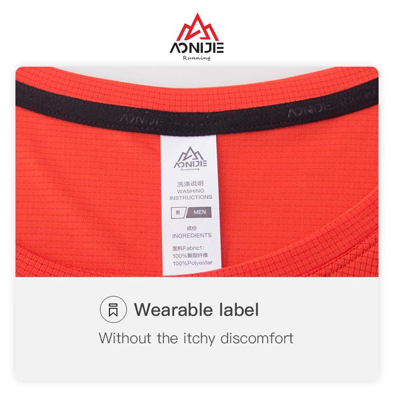 Aonijie FM5126 Running Sleeveless Tank Top - Baju lari Pria - BLACK 4