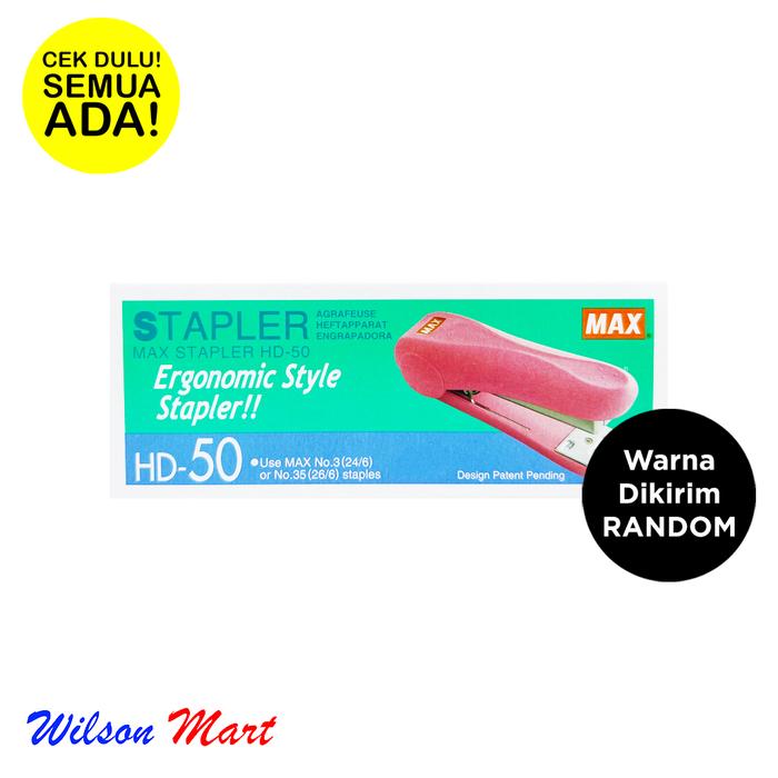 Gambar MAX STAPLER HD-50 dari Wilson Mart Kota Administrasi Jakarta Barat Tokopedia
