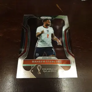Kartu bola england raheem sterling panini prizm world cup 2022