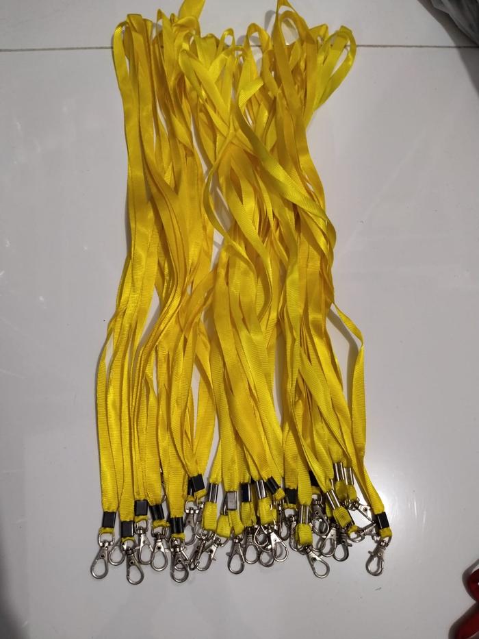 Gambar Tali Gantungan ID card Polos 1cm - Kuning dari Mitra Office_NEW Kota Surabaya 5 Tokopedia