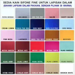 Kain SIFON FINE UTK. HIJAB (Kerudung/Jilbab) & Fashion Wanita dan Anak