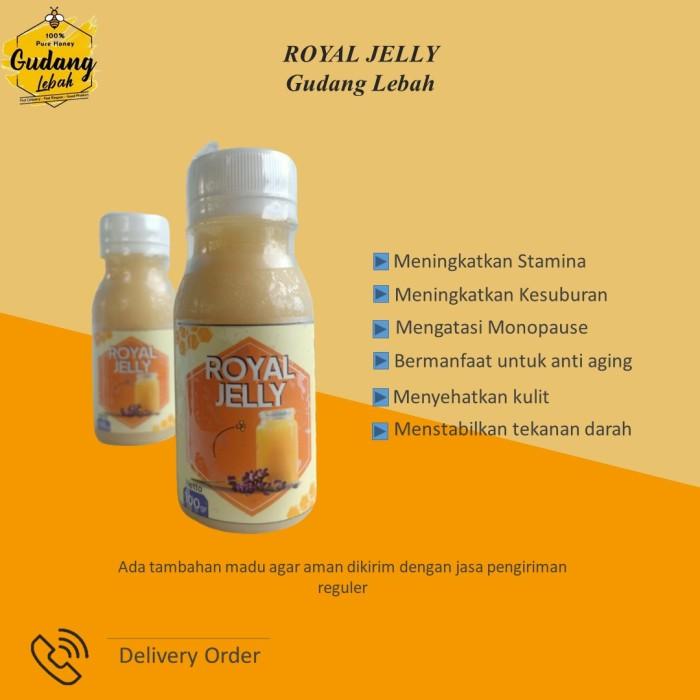 Gambar Madu Royal Jelly Asli dari Gudang Lebah Indonesia Kab. Banyumas Tokopedia