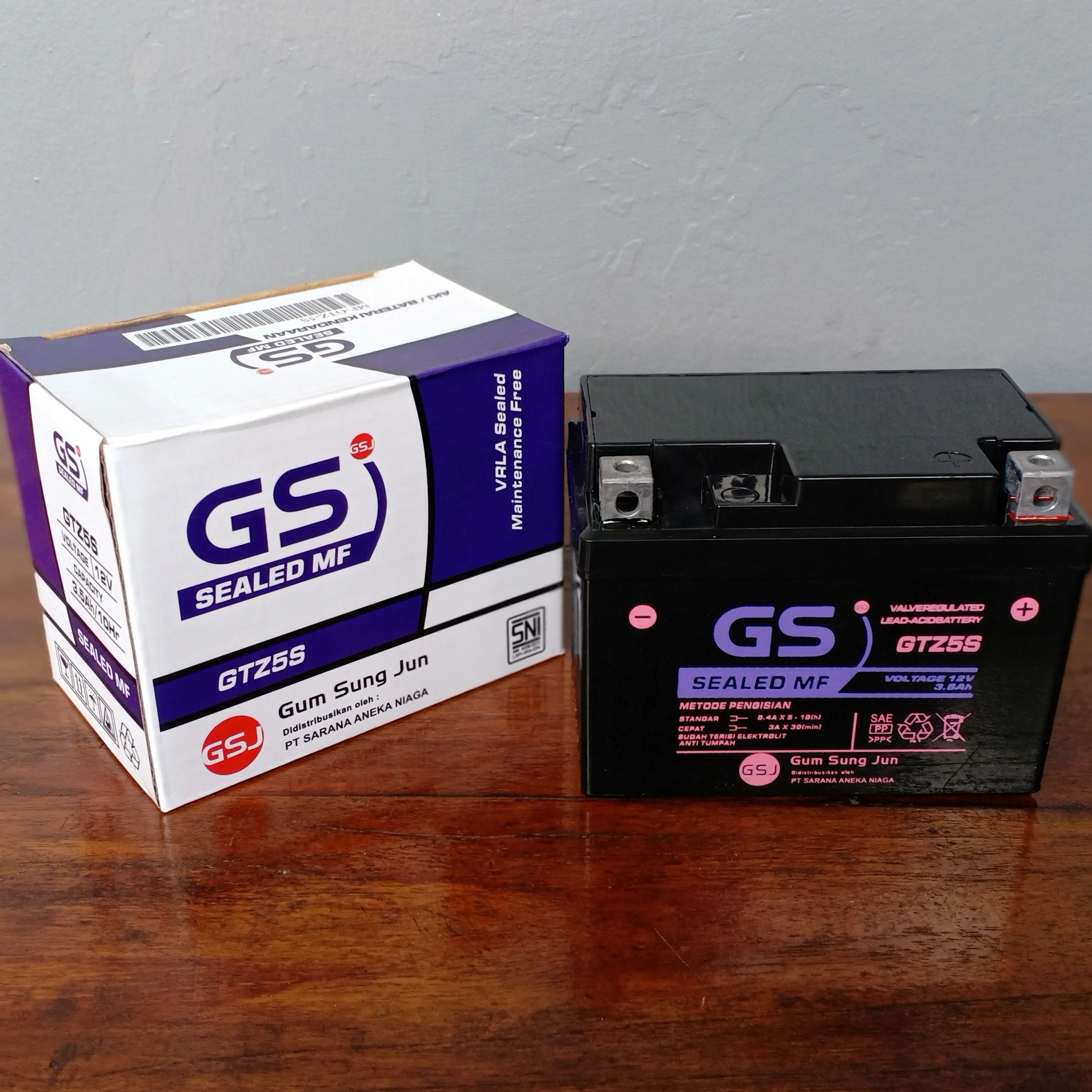 Aki Kering Motor Beat Mio Soul Fino Vario 110, Aki Motor GTZ5S