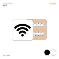 Gambar Sign Free Wifi Persegi Motif Kayu - INPI HOUSE - Coklat Gelap dari INPI HOUSE Official Kota Bandung 4 Tokopedia