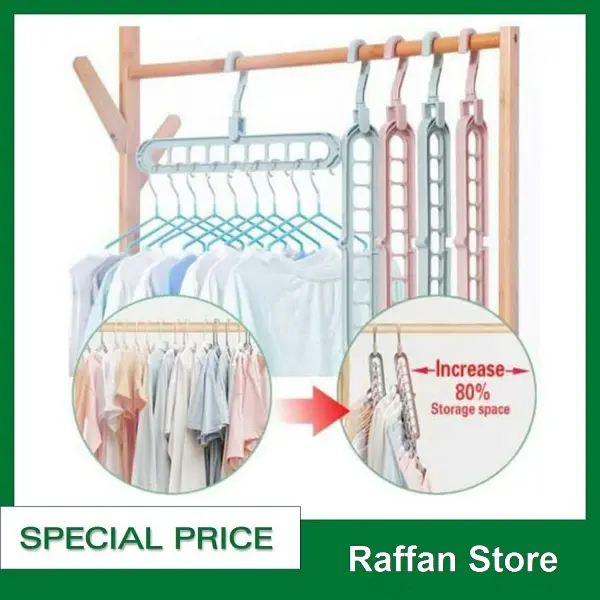 Magic Hanger Instan Gantungan Baju Lemari Pakaian Wonder Hanger Ajaib