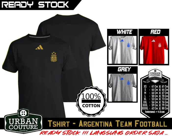 Gambar Kaos PIALA DUNIA Disain WORLD CUP - ARGENTINA 5 dari URBAN COUTURE New Kota Administrasi Jakarta Pusat 3 Tokopedia