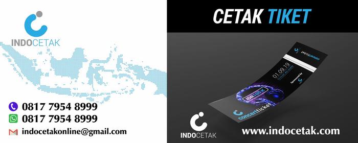 Gambar Cetak Tiket, Tiket konser, Tiket Seminar, Tiket Masuk, Tiket Event dari Percetakan Online Terdekat Kota Bandung Tokopedia