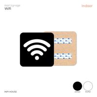 Gambar Sign Free Wifi Persegi Motif Kayu - INPI HOUSE - Coklat Gelap dari INPI HOUSE Official Kota Bandung 3 Tokopedia