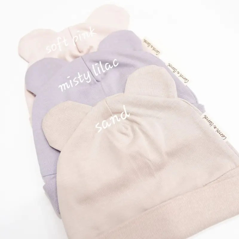 Carrol Baby New Born hat Cotton - Topi bayi New Born cute girls pastel 0