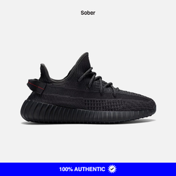 yeezy black non reflective