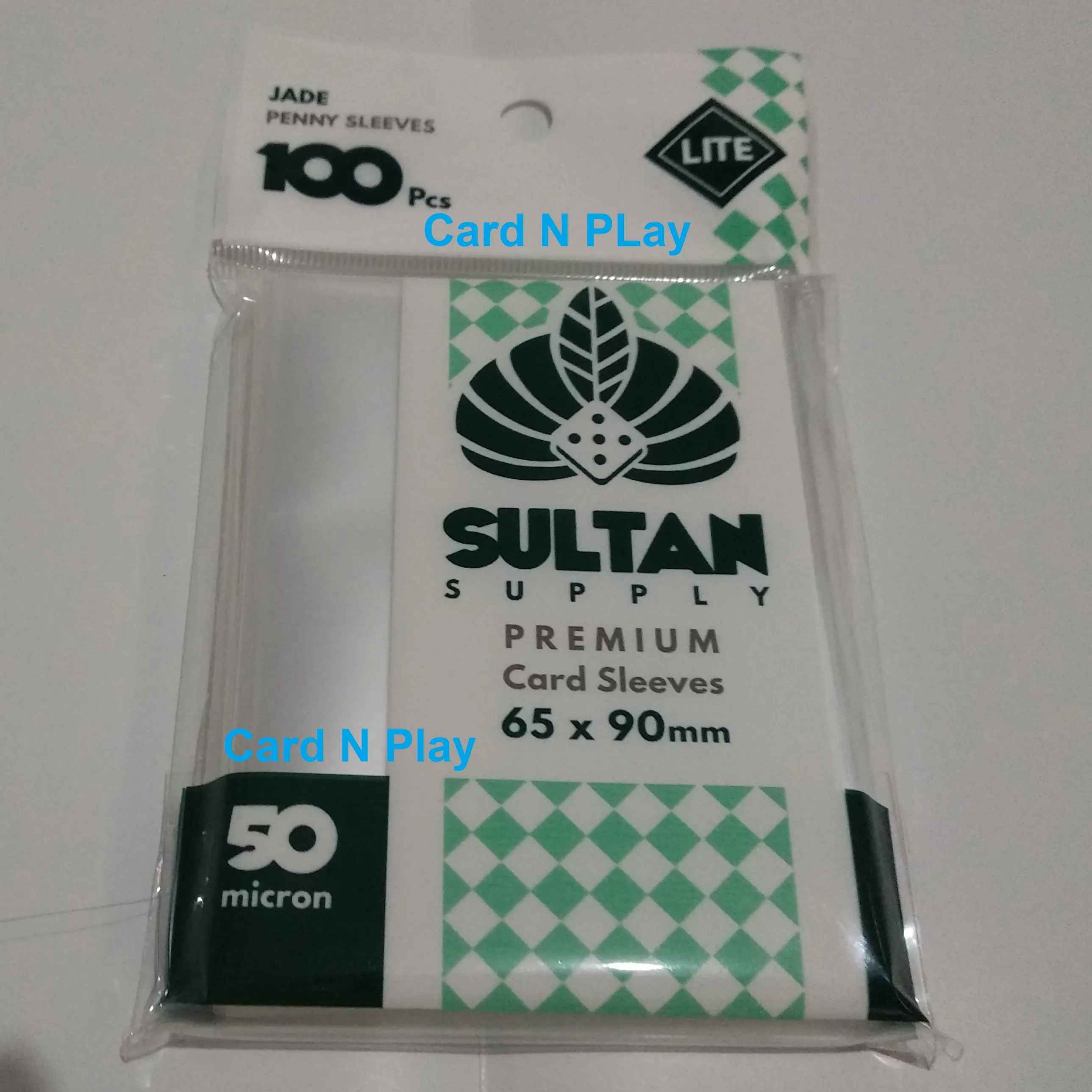 Sultan Supply 65 x 90 mm Card Sleeves Jade Penny sleeve Standard