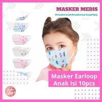 Gambar 10 pcs Masker Duckbill Anak Kids Printing Earloop Disposable Face Mask dari Raishacollection Kota Surabaya 1 Tokopedia