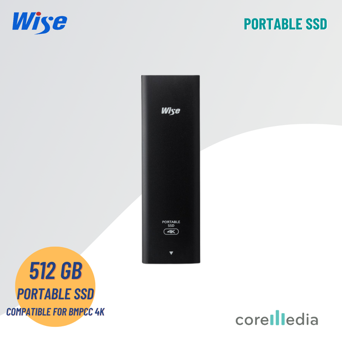 Jual Wise 512GB Portable SSD Untuk Blackmagic Pocket Cinema Camera 4K ...