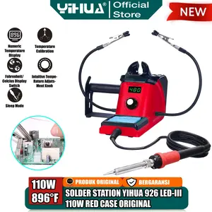 Yihua 926 LED III 110W Solder Station Anti Static Jepitan Dudukan ORI