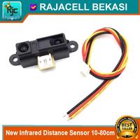 Gambar GP2Y0A21YK0F New Infrared Distance Sensor 10-80cm dari RAJACELL ID Kota Bekasi 5 Tokopedia