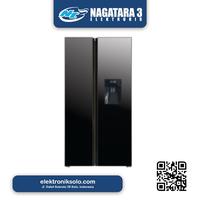 Gambar LEMARI ES SIDE BY SIDE POLYTRON PRS-480X dari NAGATARA 3 ELEKTRONIK Kota Surakarta 1 Tokopedia