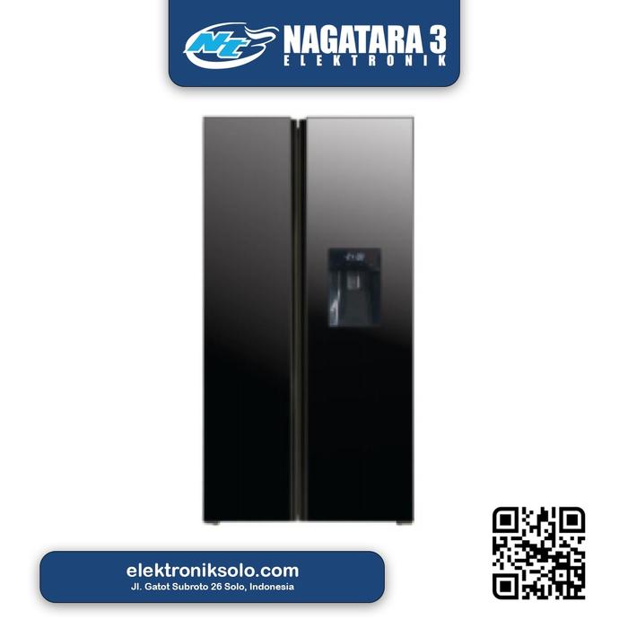 Gambar LEMARI ES SIDE BY SIDE POLYTRON PRS-480X dari NAGATARA 3 ELEKTRONIK Kota Surakarta Tokopedia