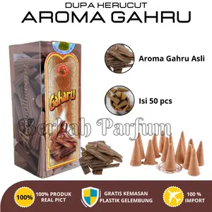 Dupa bukhur kerucut Wangi Arab Gahru Aromaterapi kemenyan isi 50
