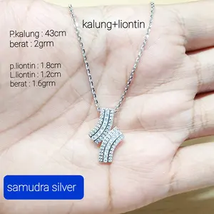 kalung+liontin dewasa silver 925 K.L 3.6