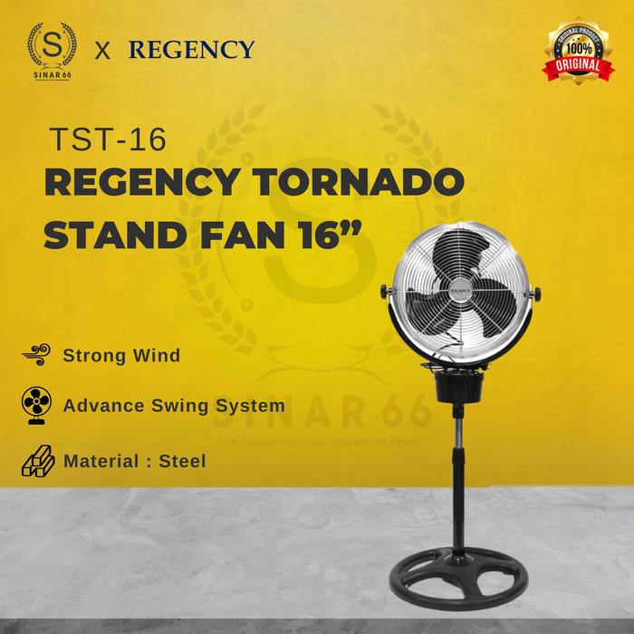Gambar REGENCY TORNADO STAND FAN 16" FL-40 KIPAS ANGIN BERDIRI BESAR dari sinar66.id Kota Tangerang Tokopedia