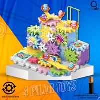 Gambar Building Blocks Gears Puzzle Bricks DIY Mainan Susun Blok Putar Elektr dari Merangkai0 Kota Administrasi Jakarta Selatan 1 Tokopedia