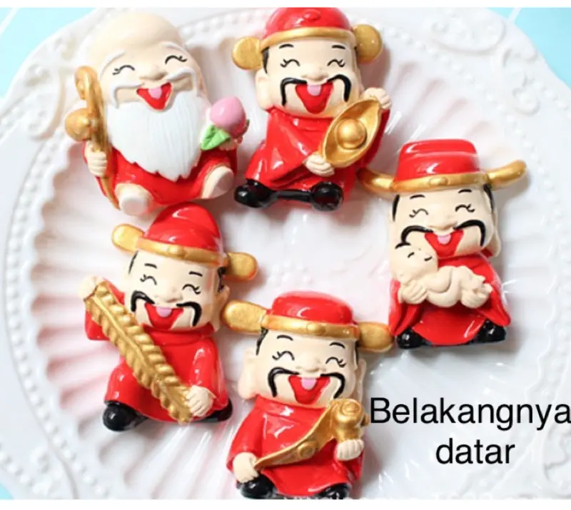 clay cny besar dewa keberuntungan, dewa kekayaan, dewa kemakmuran, dew 0