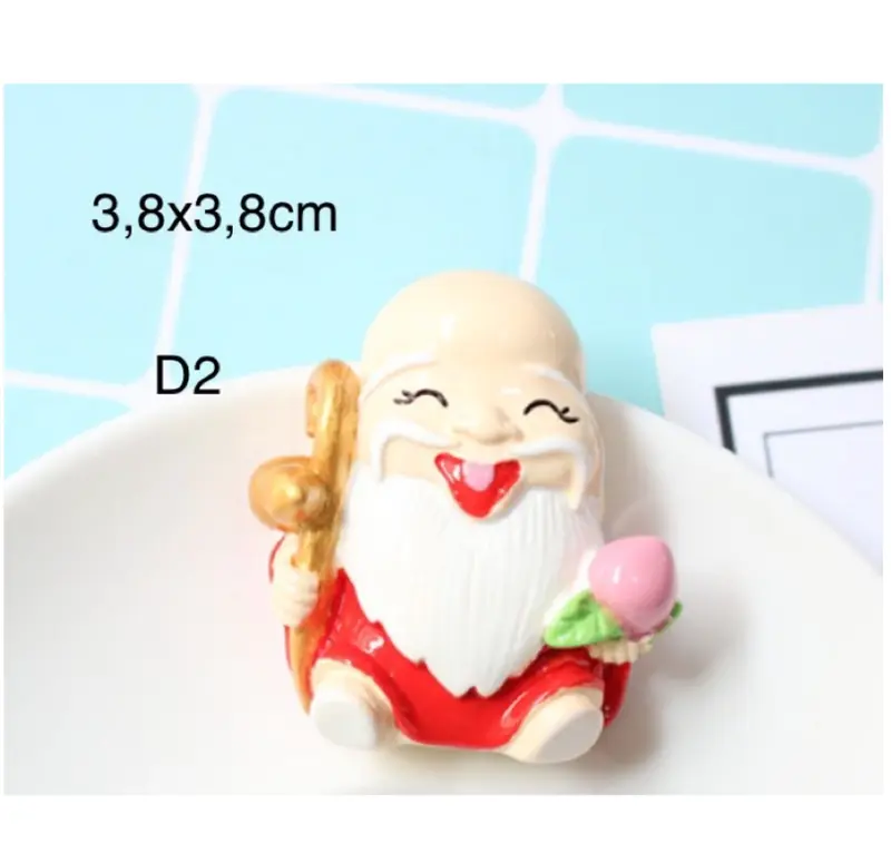 clay cny besar dewa keberuntungan, dewa kekayaan, dewa kemakmuran, dew 4