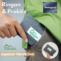 Gambar Sajadah Travel Kecil Waterproof Lipat Saku Free Pouch 60x100Cm - Blue dari Hommi id Kota Tangerang Selatan 1 Tokopedia