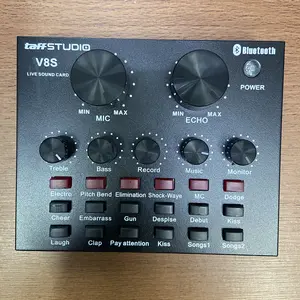 Soundcard audio broadcast bluetooth usb taffstudio V8s-taffware