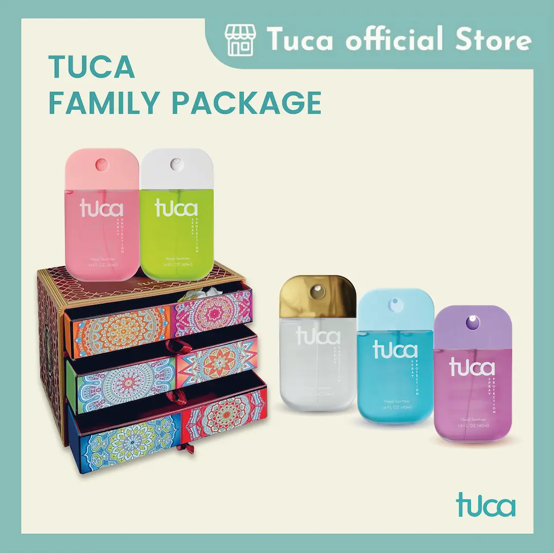 Family Package - 5 Tuca Hand and Surface Sanitizer Food Grade & Vegan