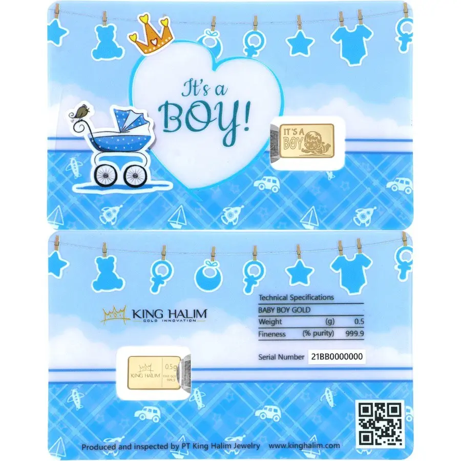 MAS KING HALIM 1 Gram Baby Boy Blue