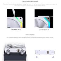 Gambar LIAN LI UNI FAN SL V2 140 | Addressable RGB 140mm Fan - WHITE dari Lezz Computech Kota Administrasi Jakarta Utara 4 Tokopedia