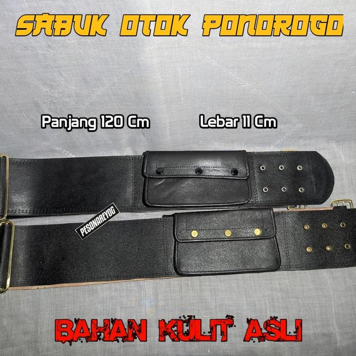 Gambar Ikat Pinggang Sabuk Otok Warok Ponorogo Kulit Sintetis Berkualitas dari Pesonareog Kab. Ponorogo Tokopedia