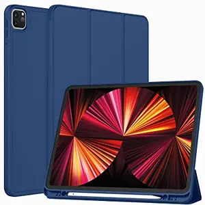 Smart Case iPad Pro 2020 11 dan 12.9 Silikon With Slot Holder Pencil