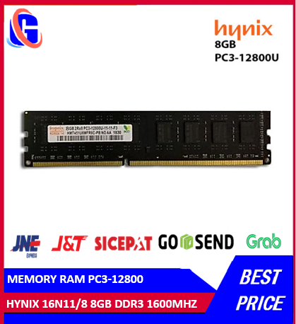 Promo MEMORY RAM PC HYNIX 16N11/8 8GB (1X8) DDR3 PC3-12800 1600MHZ ...