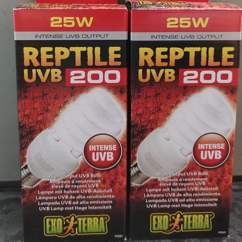 Lampu Exoterra Uvb 200/Lampu Uvb 200 Exo terra Reptile kura Ular 1