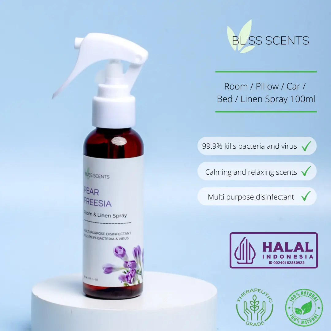 Room Spray | Bed Spray | Linen Spray | Disinfektan Pillow Spray 100ml