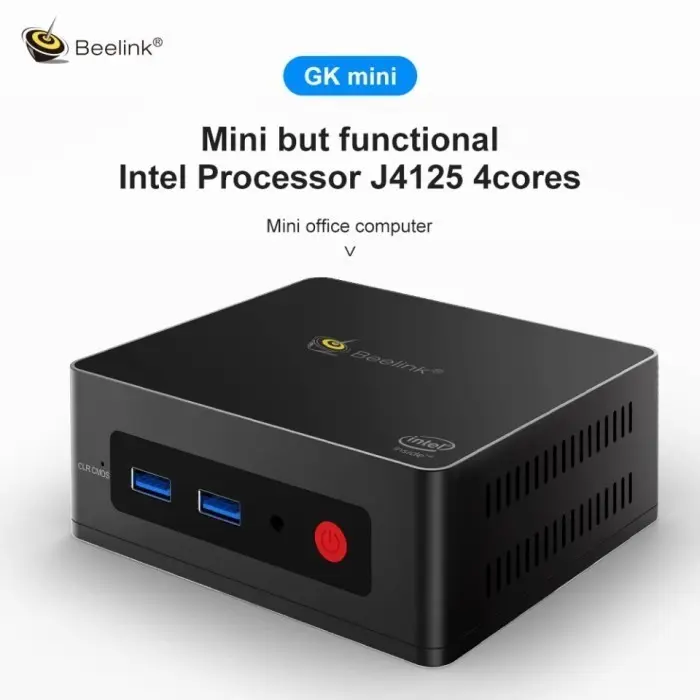 Mini PC Beelink GKmini J4125 8/128GB SSD Intel Gemini Lake Windows 10