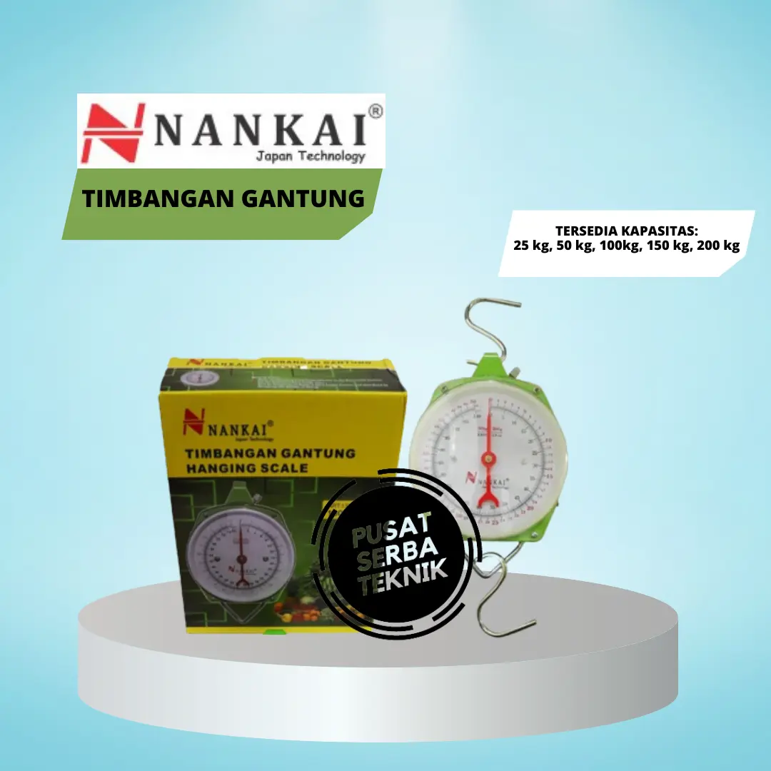 Timbangan Gantung 25/50/100/150/200 kg Alat Ukur Berat NANKAI