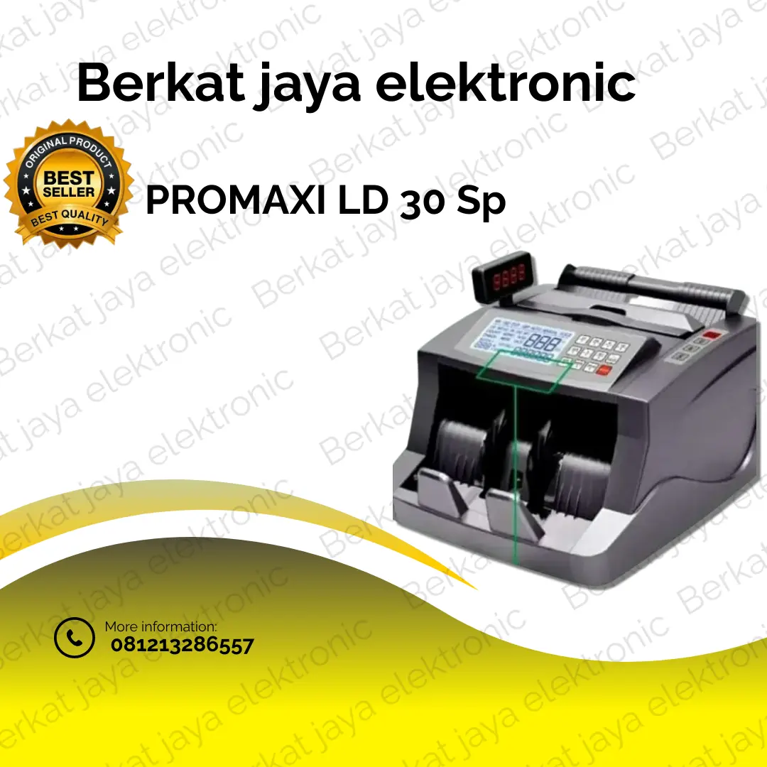 Mesin Hitung Uang PROMAXI LD 30 SP Bisa Deteksi Uang Lama dan Baru