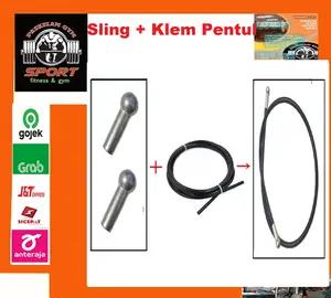 Tali Sling + Klem Pentul Home Gym / Kabel Sling Gym