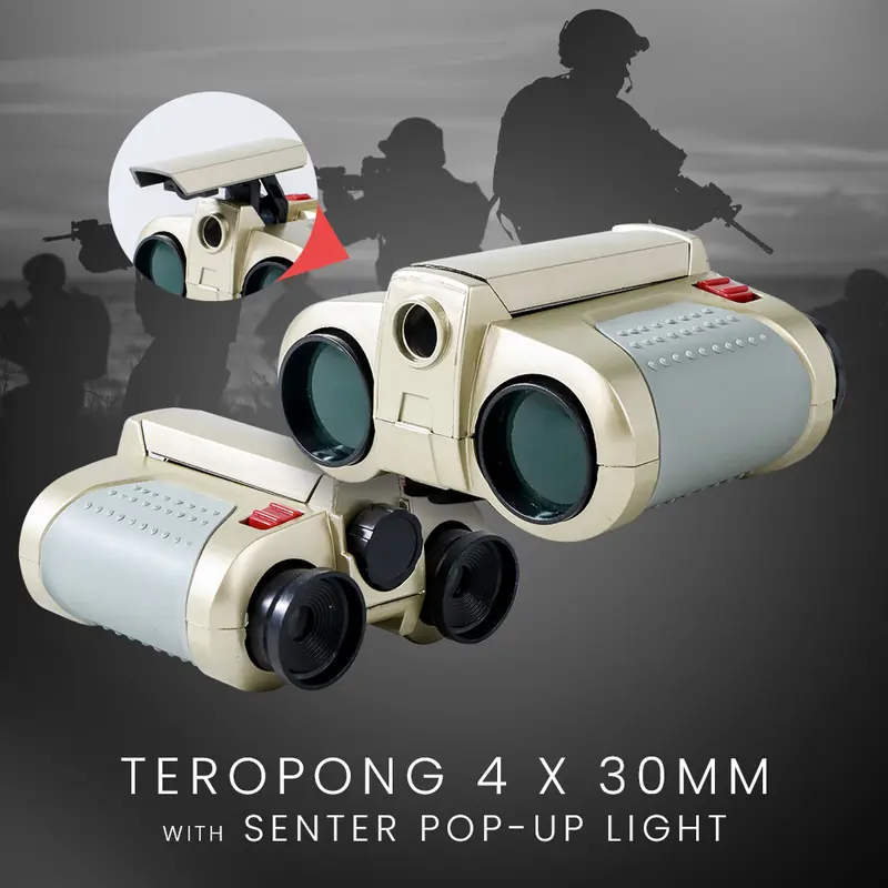 NIGHT SCOPE TEROPONG BINOCULAR with POP UP LIGHT TEROPONG MALAM 0