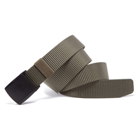 Gambar Sabuk Ikat Pinggang Kanvas Kelapa Metal - Pilihan Warna Abu Muda - Belt - Hitam dari Gudang Fashion Id Kota Administrasi Jakarta Barat 5 Tokopedia