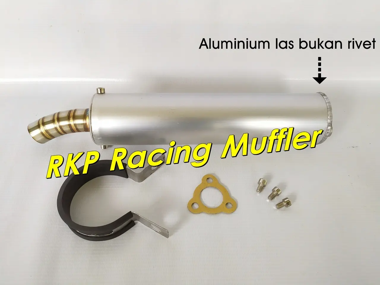 Silencer silincer Ninja 150 R RR SS aluminium las tutup stainless