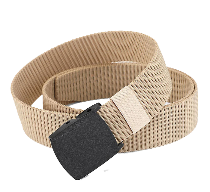 Gambar Ikat Pinggang Kanvas / Webbing Belt Plastik - One Size (1 Ukuran) - Biru, Abu - Cream dari Gudang Fashion Id Kota Administrasi Jakarta Barat 5 Tokopedia