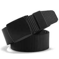 Gambar Sabuk Ikat Pinggang Kanvas Kelapa Metal - Pilihan Warna Abu Muda - Belt - Hitam dari Gudang Fashion Id Kota Administrasi Jakarta Barat 3 Tokopedia