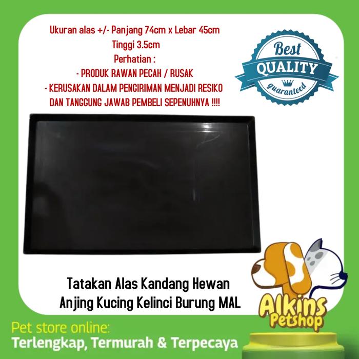 Gambar Alas Kandang Anjing Kucing Plastik 74 x 45 cm MAL dari ALKINS PET SHOP Kota Bekasi Tokopedia
