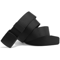 Gambar Sabuk Ikat Pinggang Kanvas Kelapa Metal - Pilihan Warna Abu Muda - Belt - Hitam dari Gudang Fashion Id Kota Administrasi Jakarta Barat 4 Tokopedia